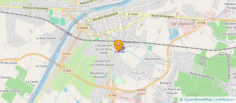 localisation de l'entreprise SCI TINO  CAPLONG