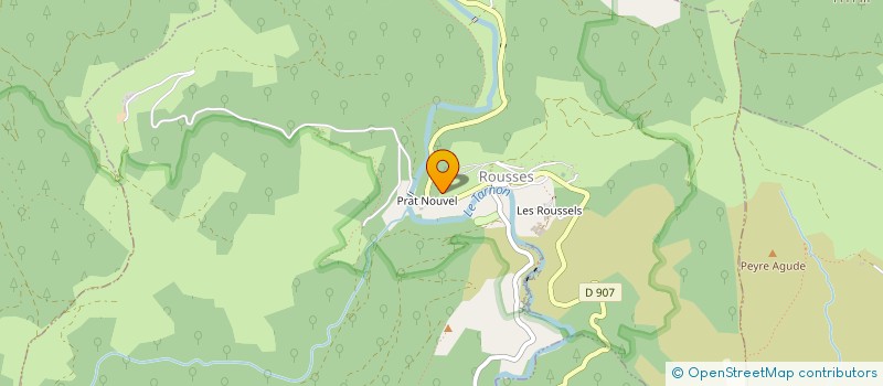 localisation de l'entreprise SCI TINO CONSTRUCTION  ROUSSES