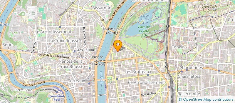 localisation de l'entreprise SCI TINOS  LYON