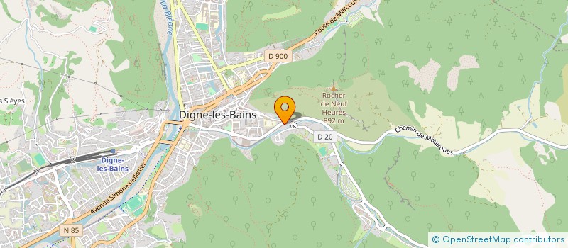 localisation de l'entreprise SCI TINOS à DIGNE-LES-BAINS