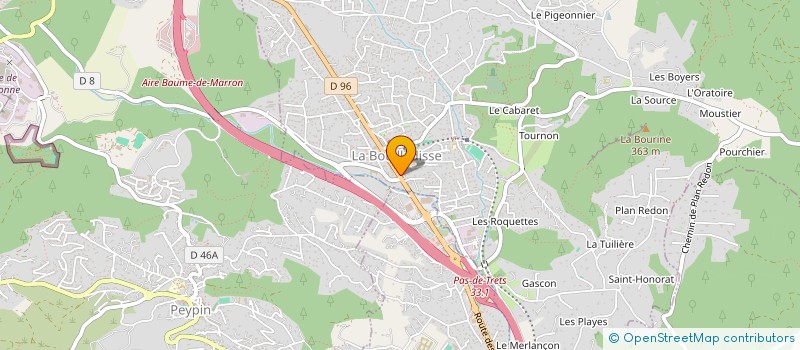 localisation de l'entreprise SCI TINOU  LA BOUILLADISSE