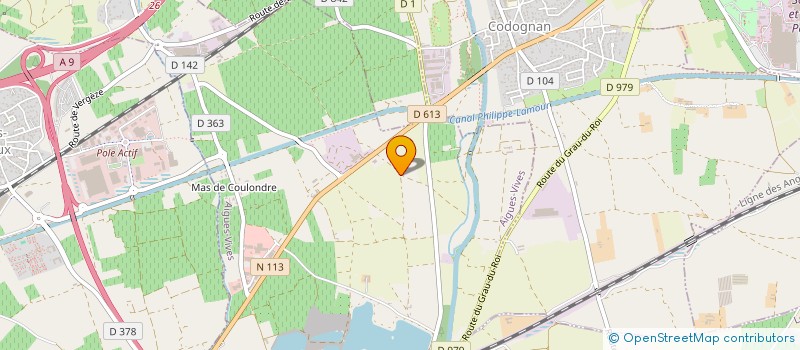 localisation de l'entreprise SCI TINOUKA à AIGUES-VIVES