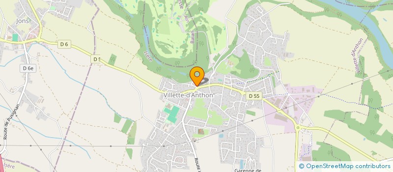 localisation de l'entreprise SCI TINOUNE  VILLETTE-D'ANTHON