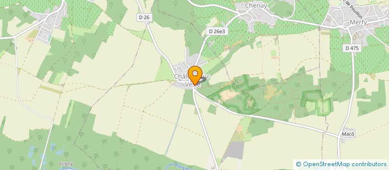 localisation de l'entreprise SCI TINQUEUX A.C  CHALONS-SUR-VESLE