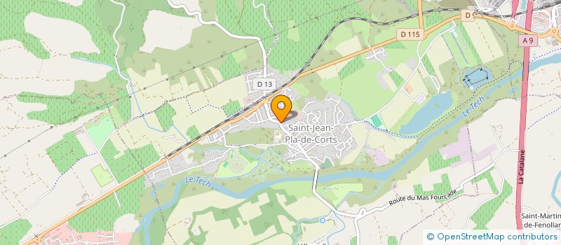 localisation de l'entreprise SCI TINS'SIMO  SAINT-JEAN-PLA-DE-CORTS