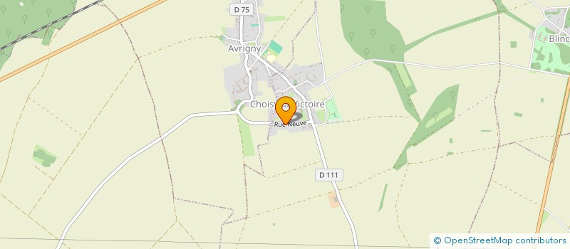 localisation de l'entreprise SCI TINTI  CHOISY-LA-VICTOIRE