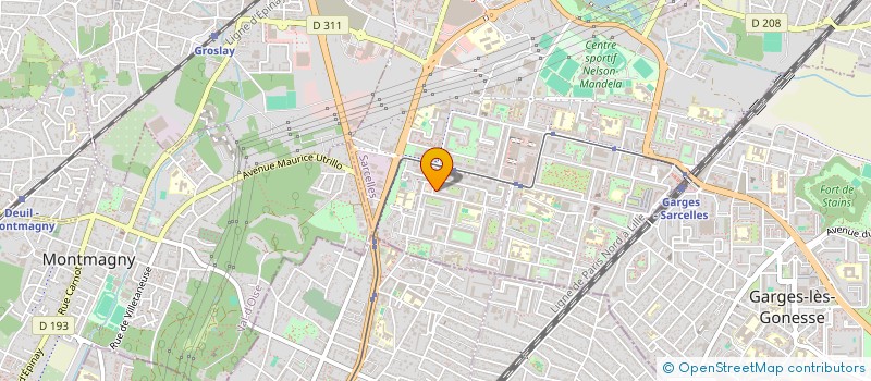localisation de l'entreprise SCI TINTIN à SARCELLES