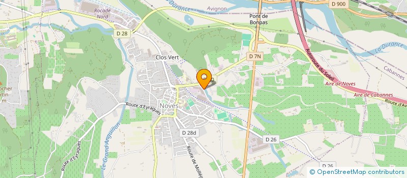 localisation de l'entreprise SCI TINUPA  NOVES