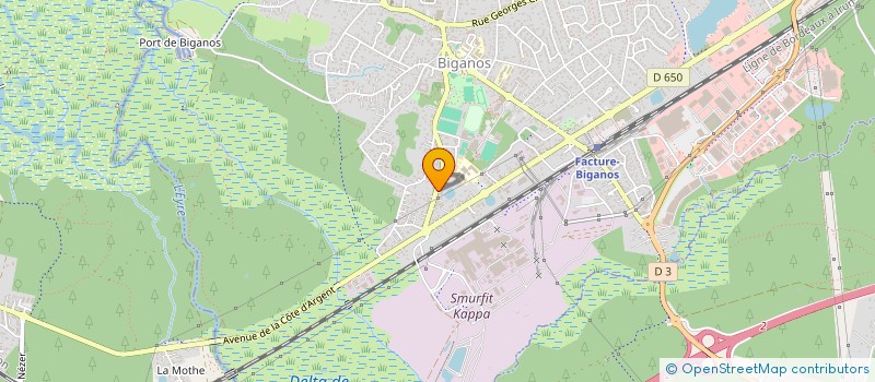 localisation de l'entreprise SCI TINY  BIGANOS