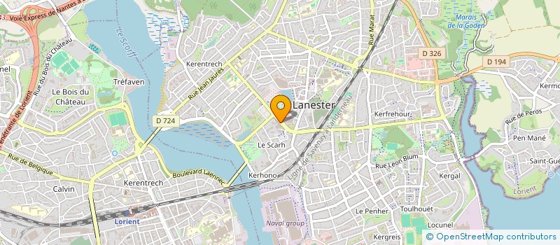 localisation de l'entreprise SCI TIO  LANESTER