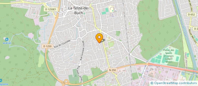localisation de l'entreprise SCI TIOLI à LA TESTE-DE-BUCH