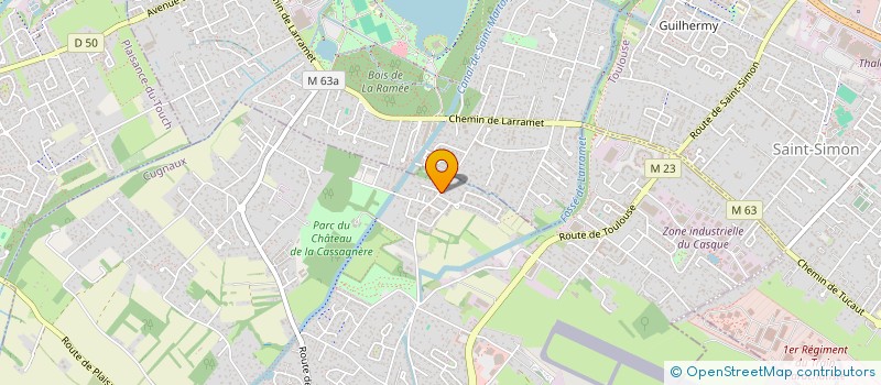 localisation de l'entreprise SCI TIPA  CUGNAUX