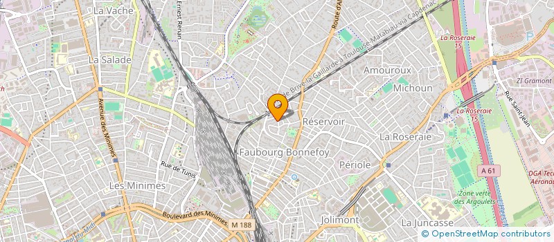 localisation de l'entreprise SCI TIPACO à TOULOUSE