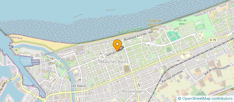 localisation de l'entreprise SCI TIPAMA à DUNKERQUE