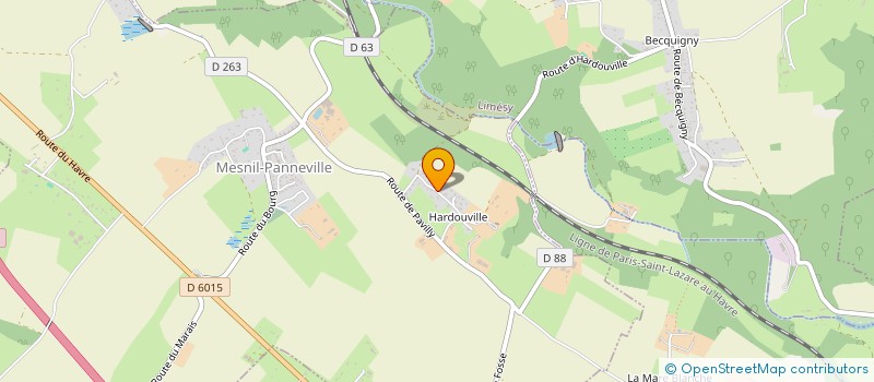 localisation de l'entreprise SCI TIPHAGNE  MESNIL-PANNEVILLE