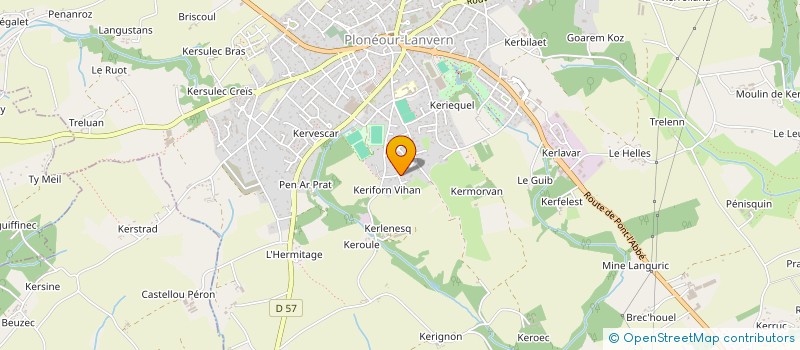 localisation de l'entreprise SCI TIPHAINE  PLONEOUR-LANVERN