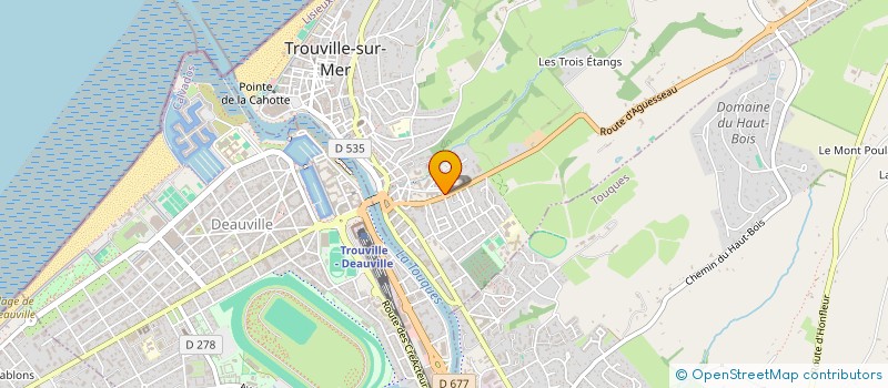 localisation de l'entreprise SCI TIPHANIE  TROUVILLE-SUR-MER