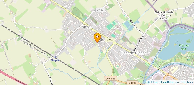 localisation de l'entreprise SCI TIPHANY  NIEPPE