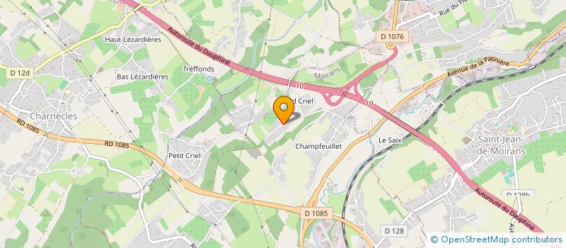 localisation de l'entreprise SCI TIPHANY  MOIRANS