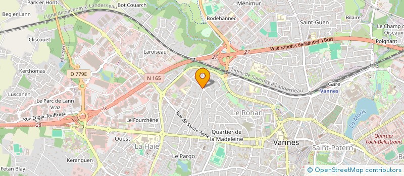 localisation de l'entreprise SCI TIPI à VANNES