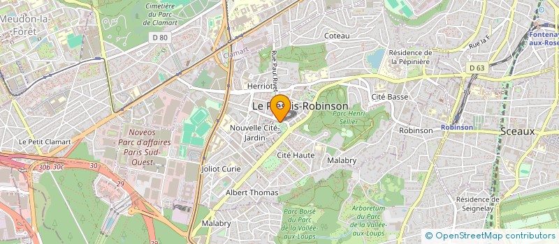 localisation de l'entreprise SCI TIPI  LE PLESSIS-ROBINSON