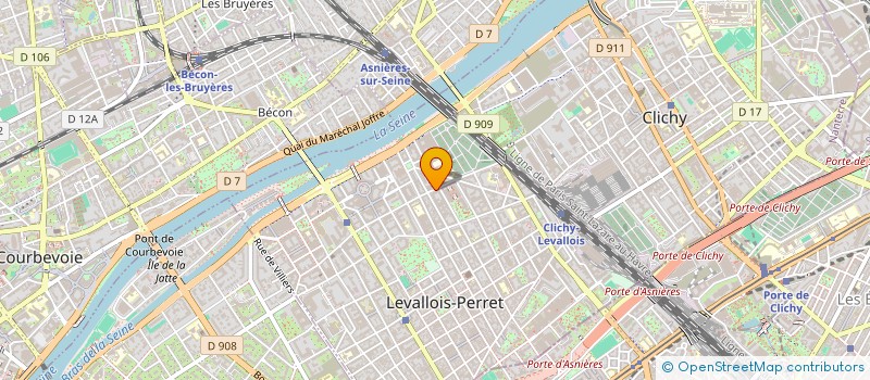 localisation de l'entreprise SCI TIPICAL à LEVALLOIS-PERRET
