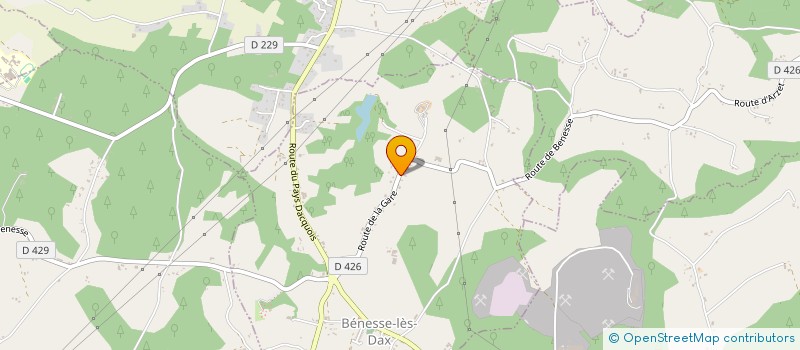 localisation de l'entreprise SCI TIPICE  BENESSE-LES-DAX