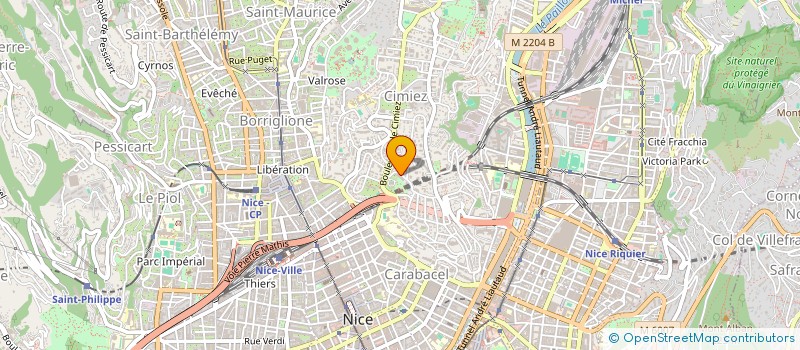 localisation de l'entreprise SCI TIPS à NICE