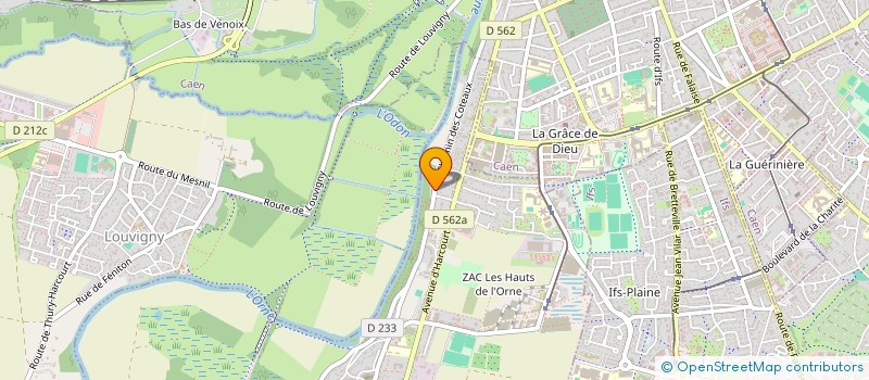 localisation de l'entreprise SCI TIPTOP  FLEURY-SUR-ORNE