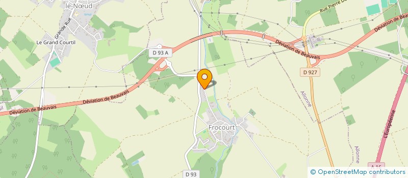 localisation de l'entreprise SCI TIPY  FOUQUENIES