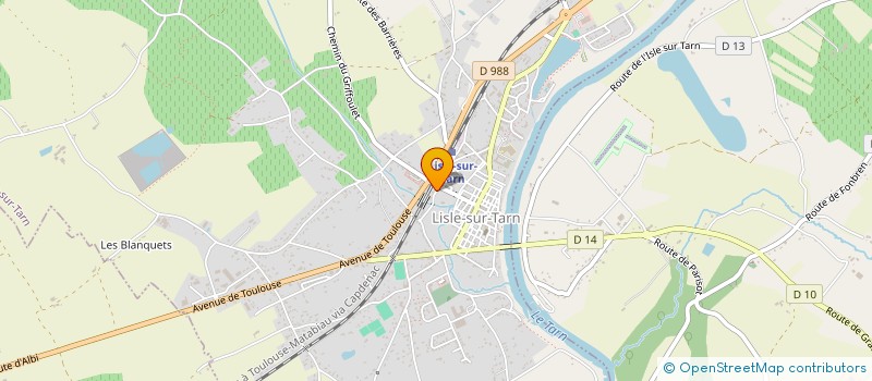 localisation de l'entreprise SCI TIR à LISLE-SUR-TARN