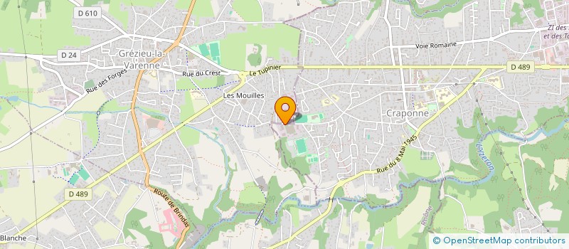 localisation de l'entreprise SCI TIRAMIITSU à CRAPONNE