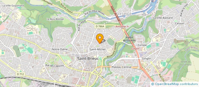 localisation de l'entreprise SCI TIRANA à SAINT-BRIEUC