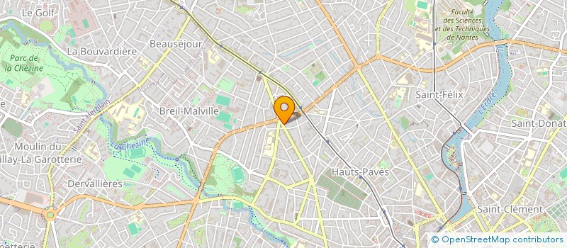 localisation de l'entreprise SCI TIRE-NERFS à NANTES