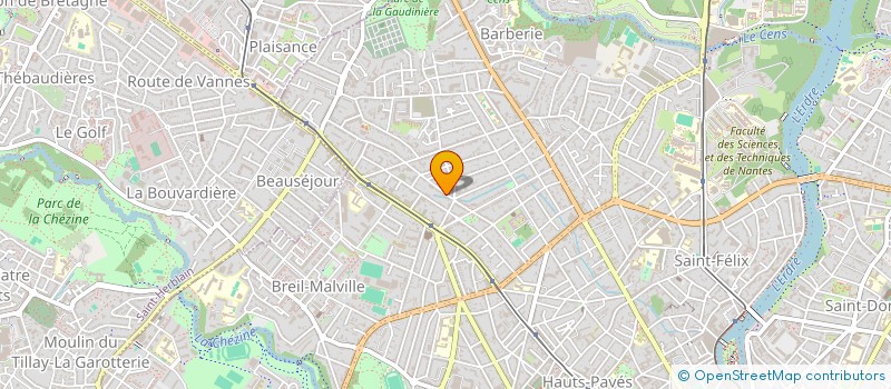 localisation de l'entreprise SCI TIREFOUS à NANTES
