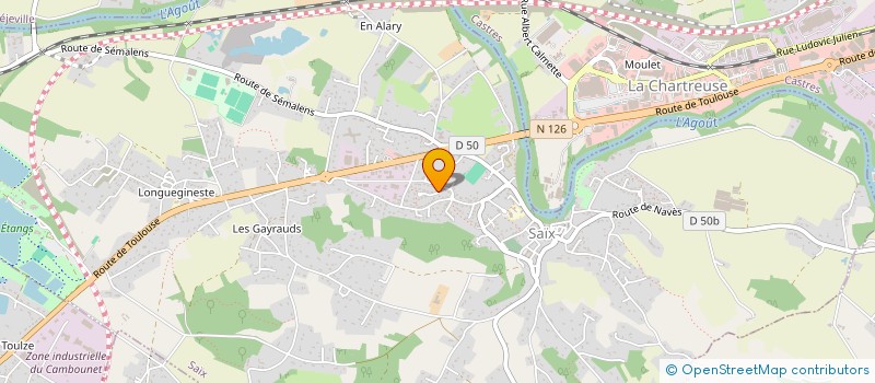 localisation de l'entreprise SCI TIREL IMMO  SAIX