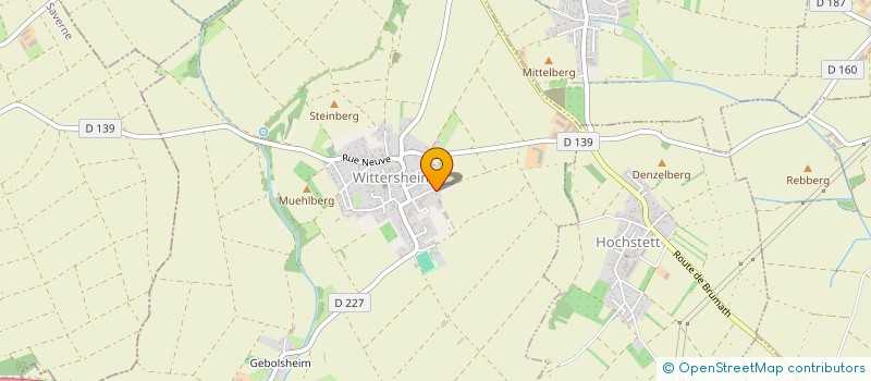 localisation de l'entreprise SCI TIRIC  WITTERSHEIM