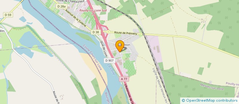 localisation de l'entreprise SCI TIRIOU à POUILLY-SUR-LOIRE