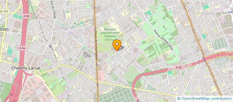 localisation de l'entreprise SCI TIROX  VITRY-SUR-SEINE