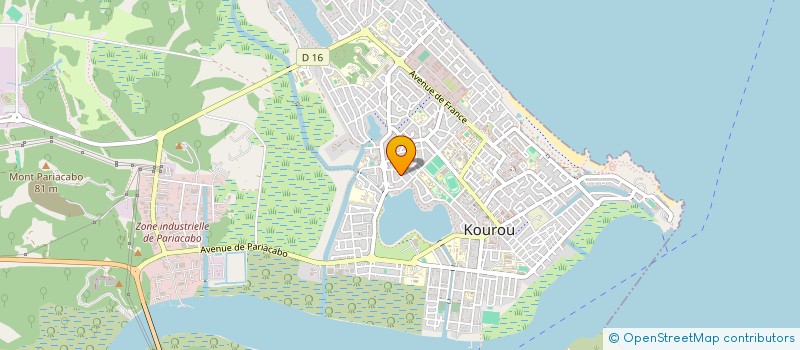localisation de l'entreprise SCI TIRPEN  KOUROU
