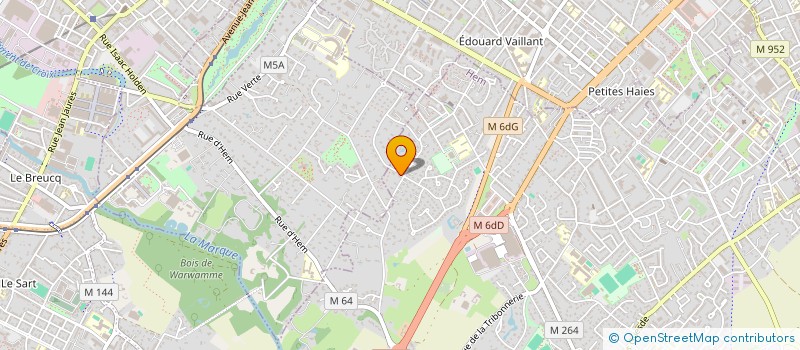 localisation de l'entreprise SCI TISATROIS  HEM