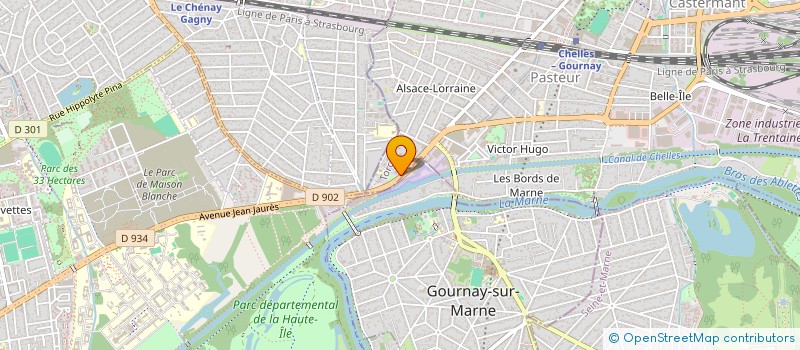 localisation de l'entreprise SCI TISHA  CHELLES