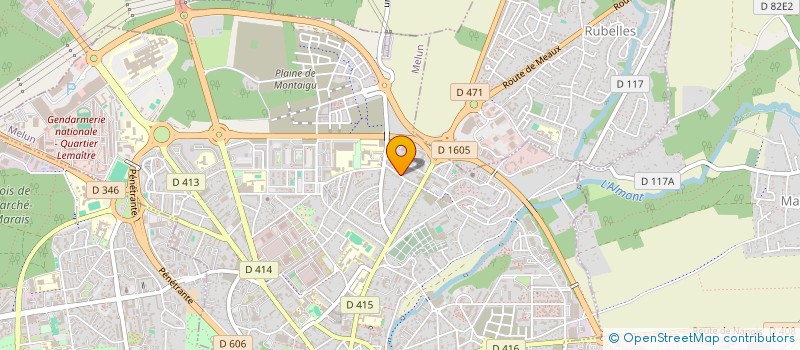 localisation de l'entreprise SCI TISON à MELUN