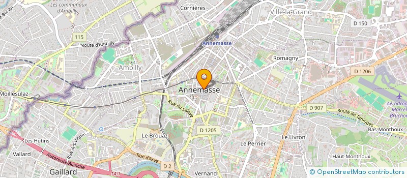 localisation de l'entreprise SCI TISSAN à ANNEMASSE