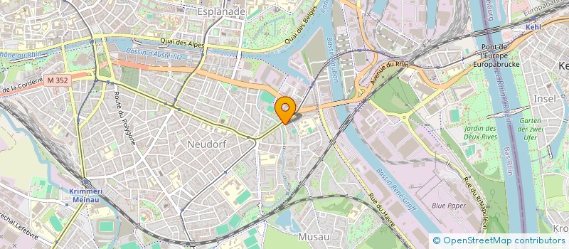 localisation de l'entreprise SCI TISSERAND à STRASBOURG