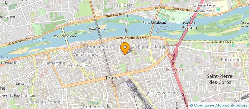 localisation de l'entreprise SCI TISSOL  TOURS