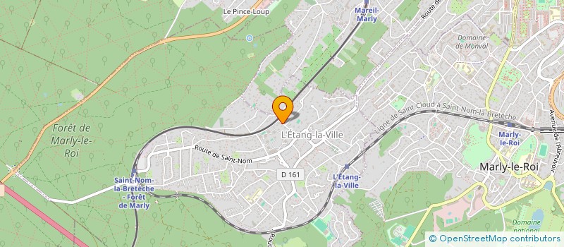 localisation de l'entreprise SCI TISSOT  L'ETANG-LA-VILLE