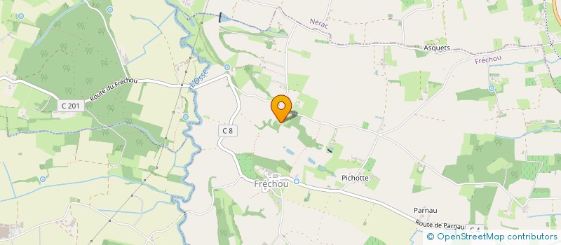 localisation de l'entreprise SCI TISSOT-LAMBERT  FRECHOU