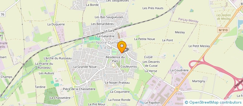 localisation de l'entreprise SCI TIT à NOTRE-DAME-D'OE
