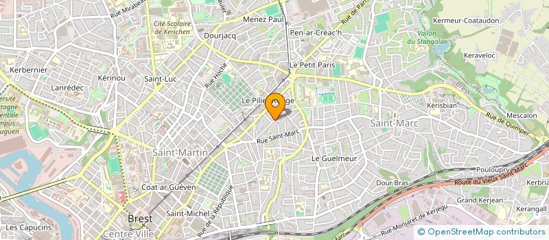 localisation de l'entreprise SCI TITAH  BREST